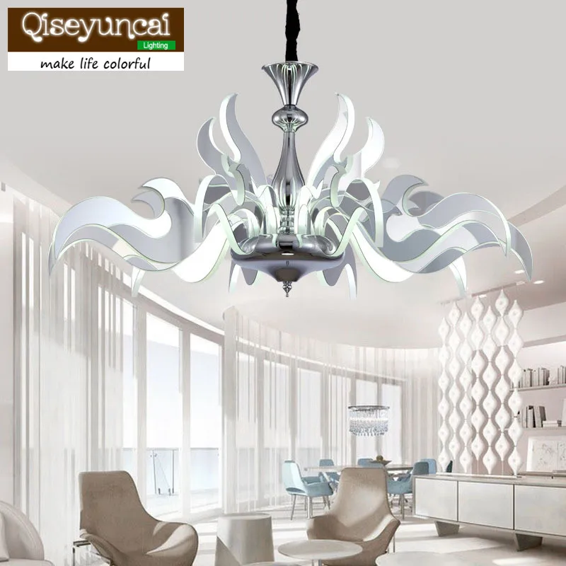 

Simple creative art living room chandelier after the modern simple European personality lamp arm light lamp chandeliers crystal