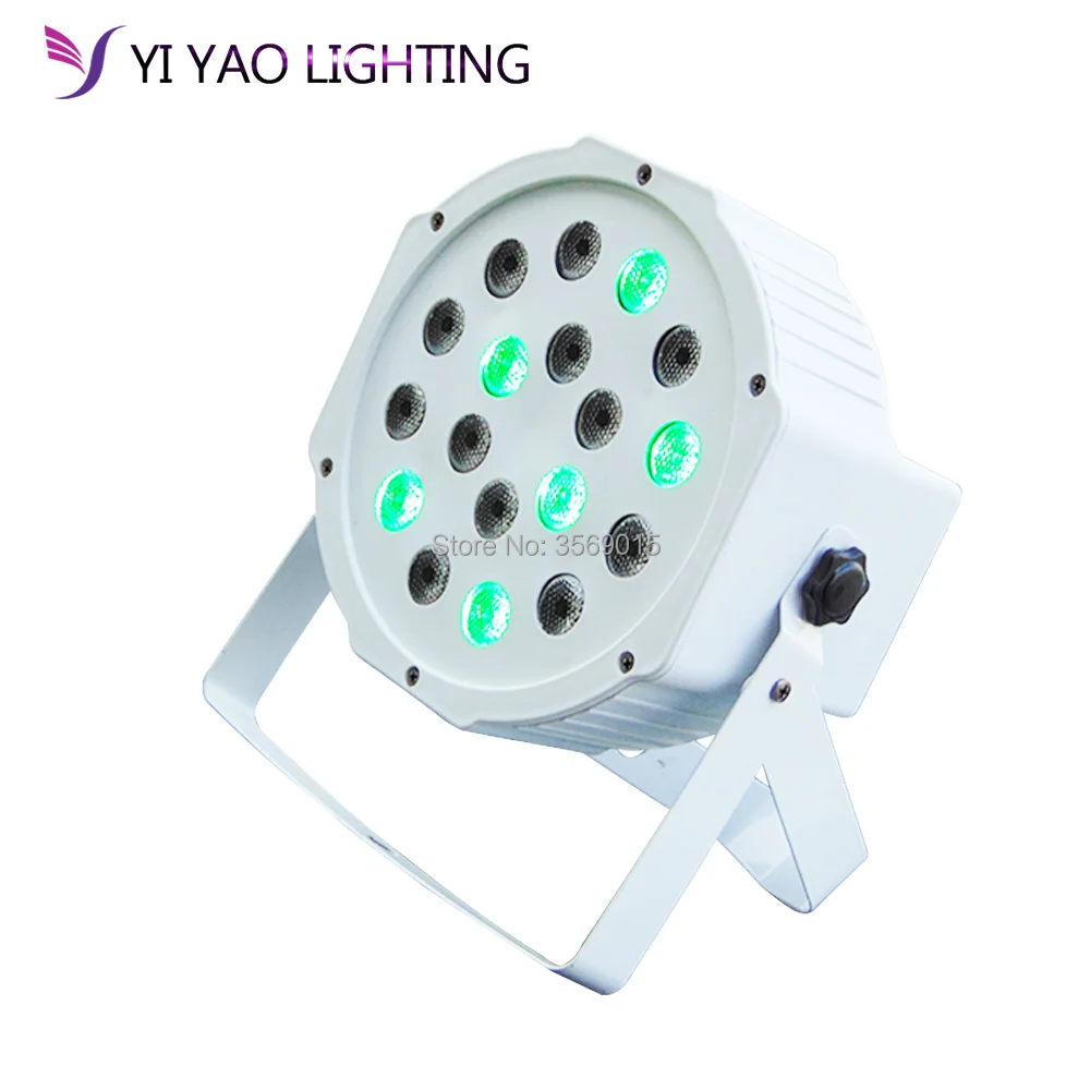 

Flat 18x3W RGB DMX512 stage effect Disco dj LED PAR TRUSS Light with