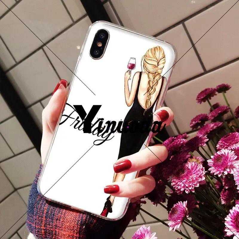 VOGUE Christmas Princess Girl Female boss coffee Phone Case