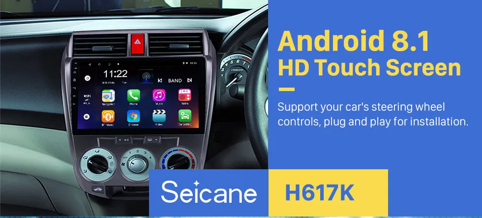 Best Seicane Android 8.1/7.1 2DIN 10.1" Car Radio with Bluetooth GPS Navigation FM WIFI for 2011-2016 Honda CITY support OBD2 TPMS 0 Best Seicane Android 8.1/7.1 2DIN 10.1" Car Radio with Bluetooth GPS Navigation FM WIFI for 2011-2016 Honda CITY support OBD2 TPMS 0