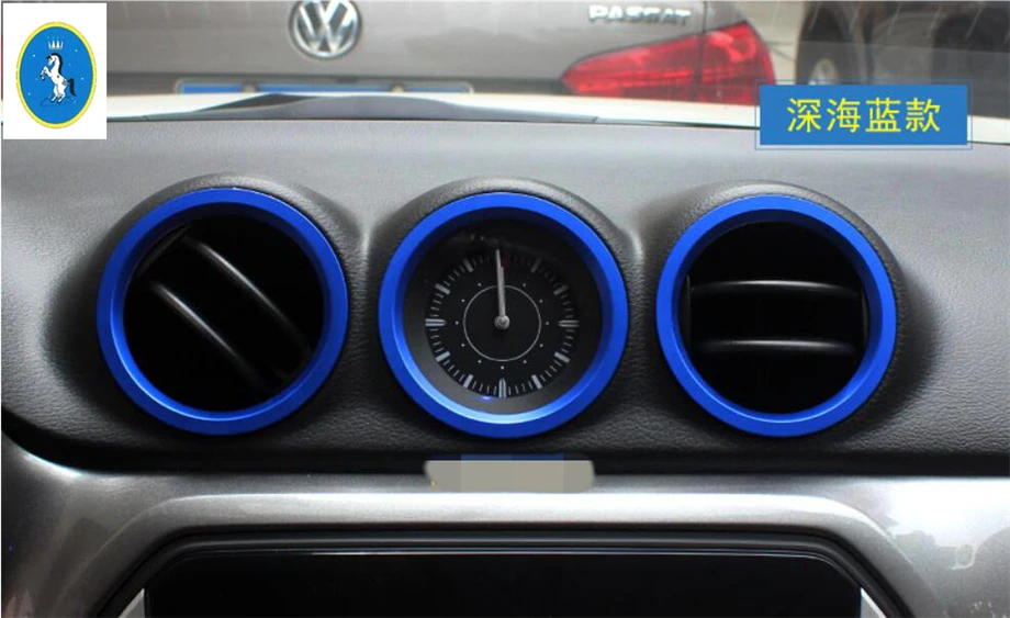 

Yimaautotrims Accessories Interior Air Conditioning AC Outlet Vent Cover Trim For Suzuki Vitara 2015 2016 2017 2018 2019 Metal