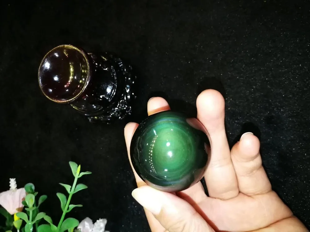 

The best beautiful natural rainbow obsidian balls