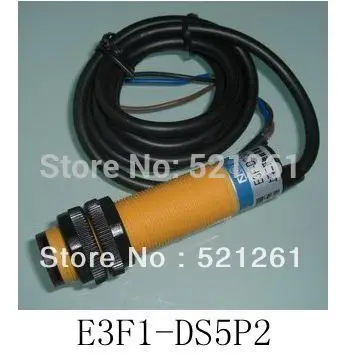 

Photoelectric switch sensor E3F1-DS5P2 diameter 12mm distance 5cm diffuse reflection PNP NC DC transducer
