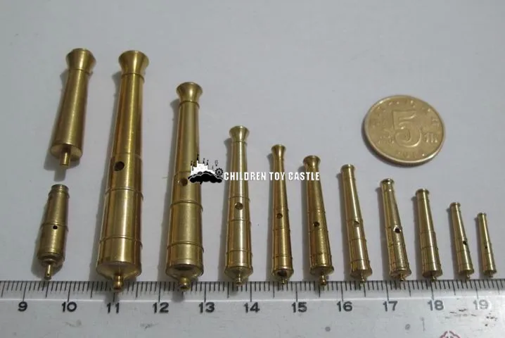 Новая деревянная модель парусной лодки латунь аксессуары для пушки|brass cannon|boat