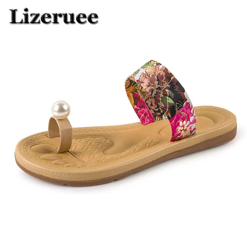 

2018 New Style Cork Women's Summer Shoes Flat With Sandals Female Slippers Mickey Cartoon Casual Wear Non-slip Beach FlipHS115