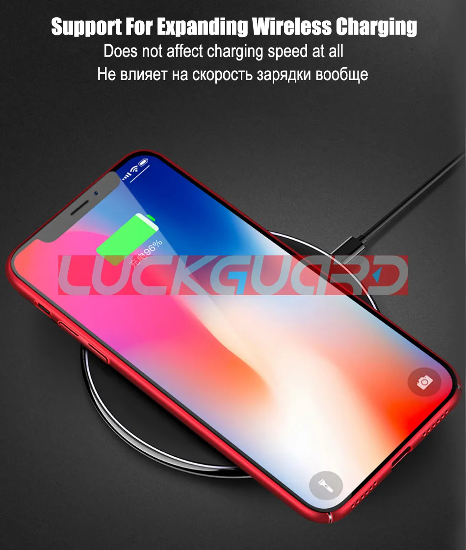 LuckGuard жесткий матовый чехол для телефона для iPhone XS MAX XR Роскошный тонкий чехол s для iPhone 5 SE 6 6s 7 8 Plus X Логотип Крышка Аксессуары