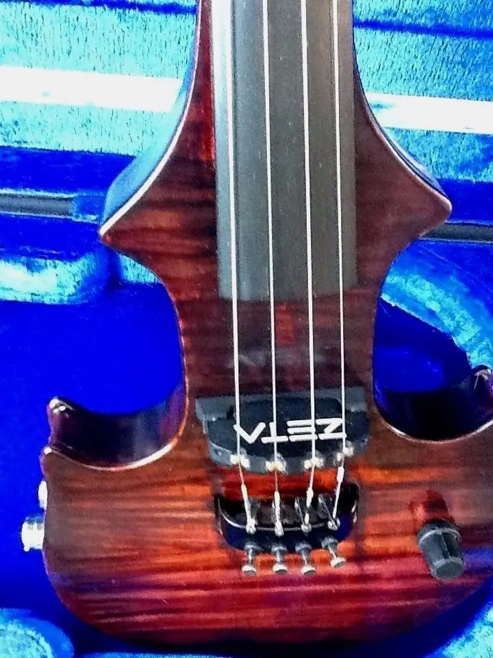 Canberra At håndtere klart Zeta Jazz ,midi , 4 strings Electric violin no reserve price !!!