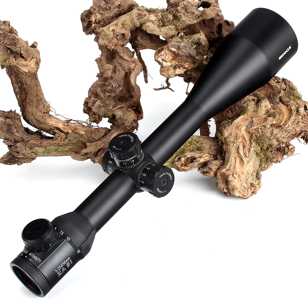 MINOX ZA 5i HD 5-25x56 SFIR Hunting Riflescopes Illuminated Glass Etched Reticle Side Parallax Turrets Lock Reset Shooting Scope (9)
