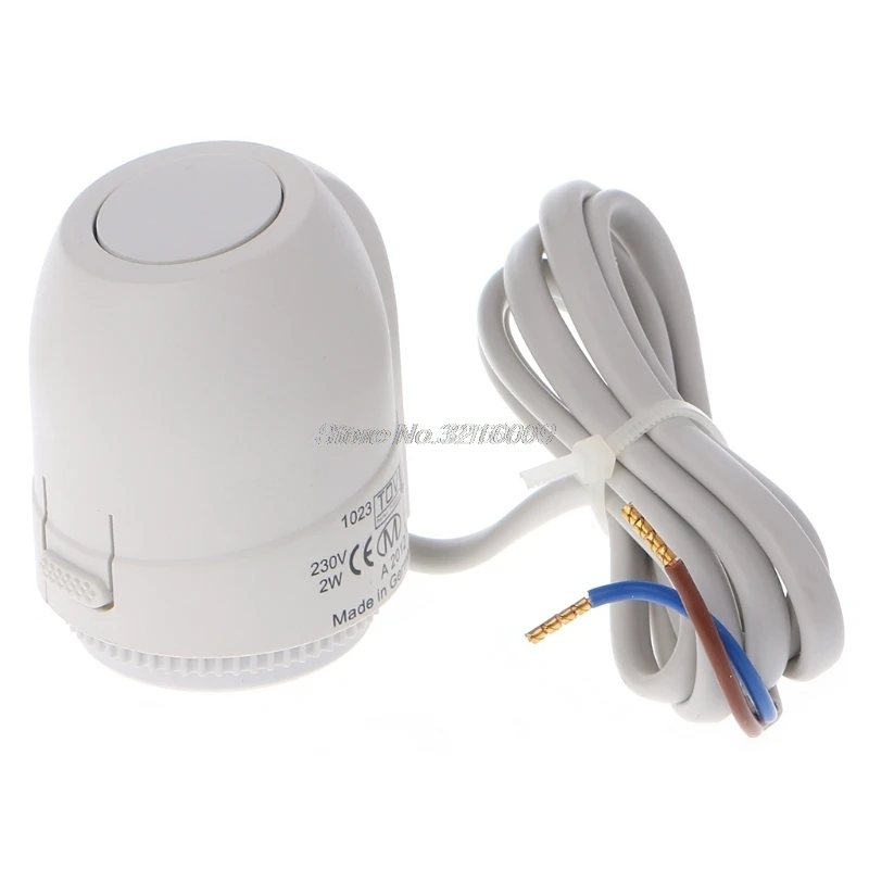 

OOTDTY 230V 2W Normally Open Close Thermal Electric Actuator For Underfloor Heating Manifold Aug28 Drop Ship