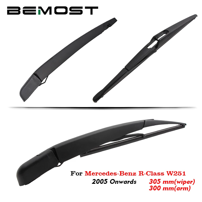 BEMOST Car Rear Windscreen Windshield Wiper Arm Blade Natural Rubber For Mercedes Benz R Class