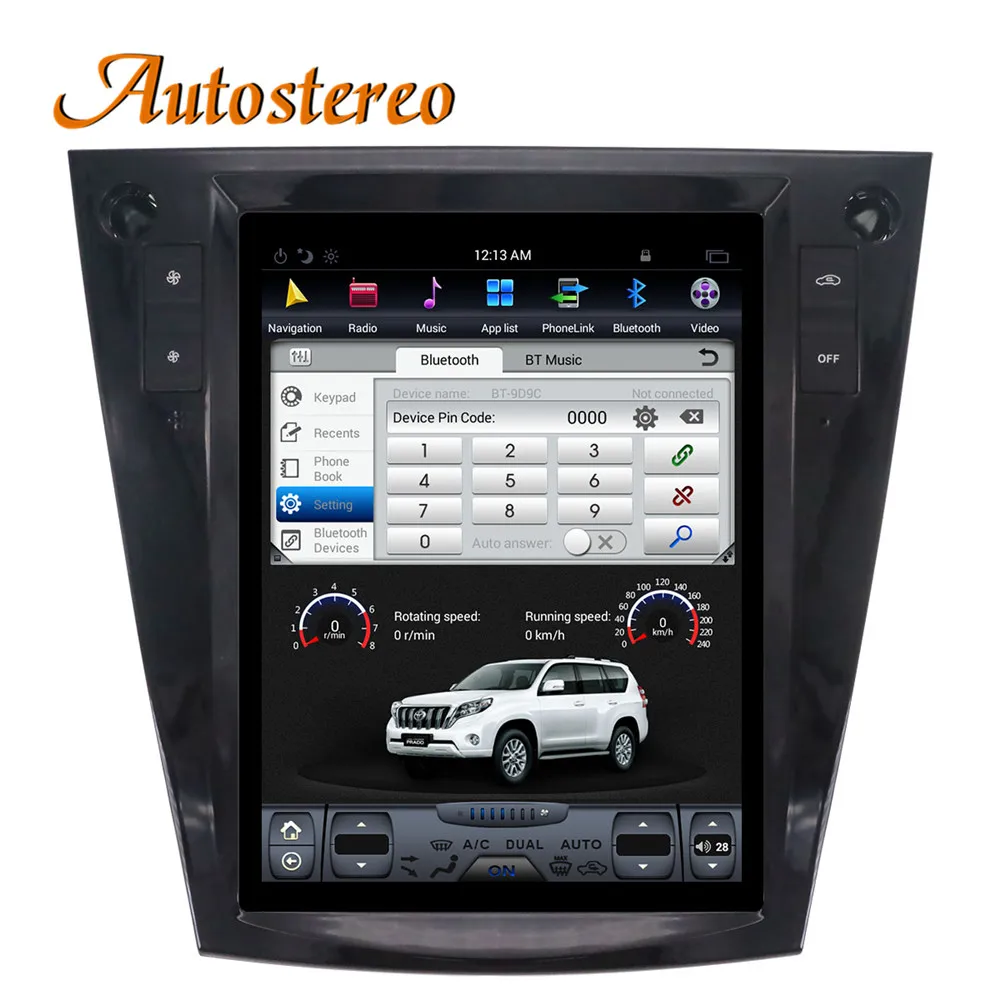 Cheap Tesla style Android Car No DVD Player GPS Navigation For Subaru Forester 2013+ head unit radio tape recorder multimedia stereo 3