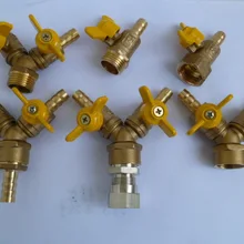 Vidric медный газовый клапан природный газ клапан-бабочка ручка 4 точки пагода внутренняя проволока двойная вилка редукционный клапан давления