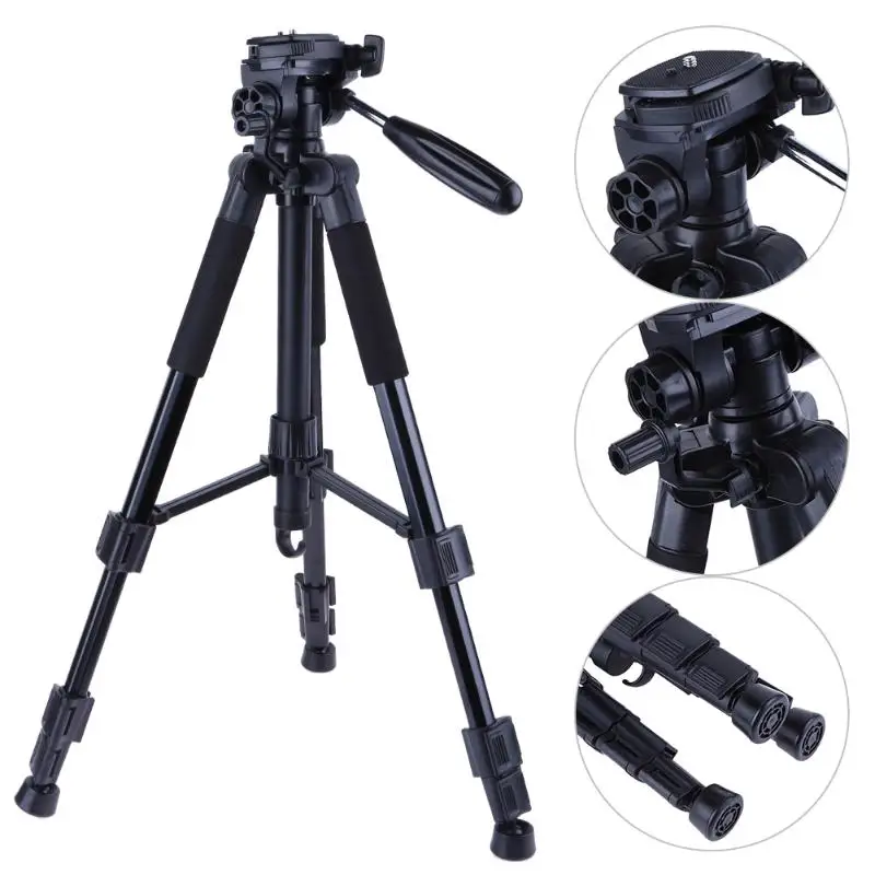 480 1430mm Professional Portable Aluminium Camera Tripod Monopod Travel