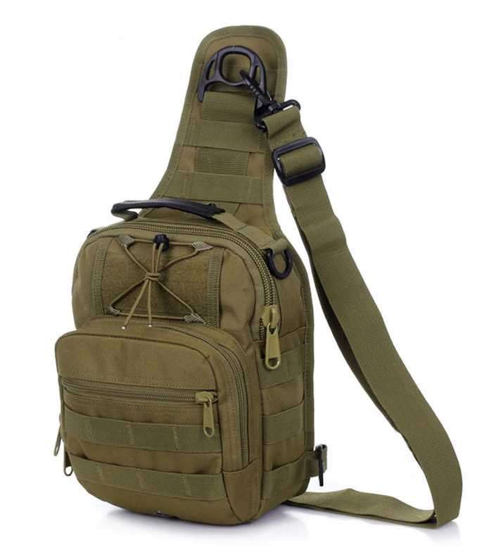 Military molle outdoor messenger cross body bags Tactical army triangle