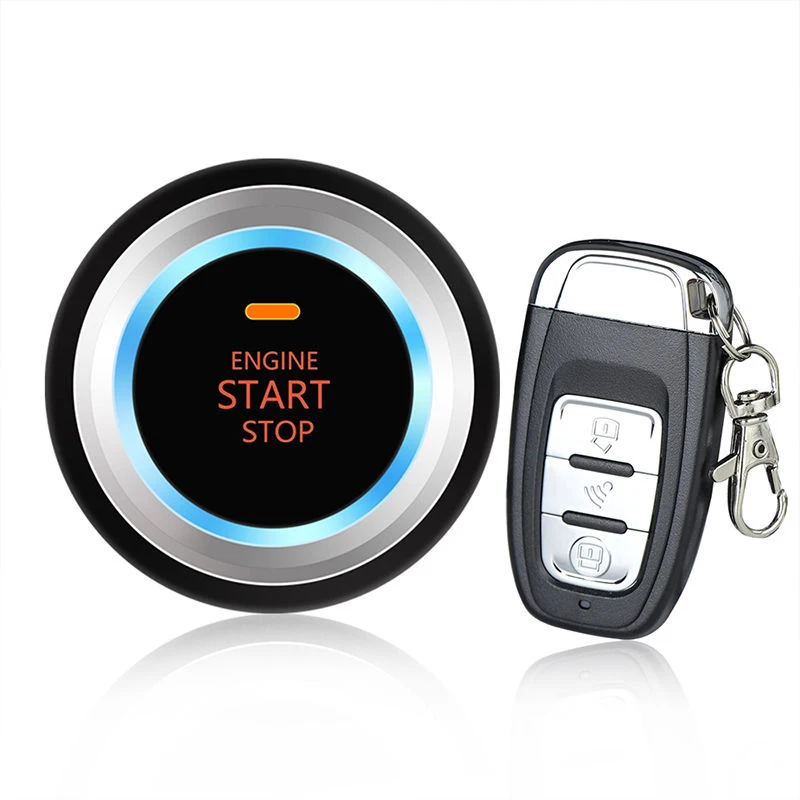 

Car Alarm System Security Keyless Entry Ignition Engine Start Stop Immobilizer Push Button Remote Entry System Go Push Button