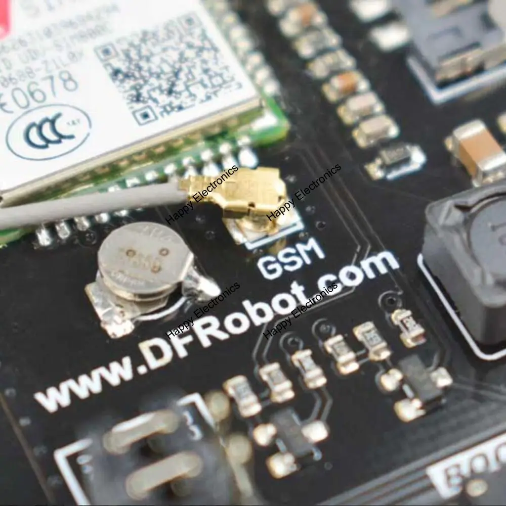 DFRobot SIM800C GPRS/GSM щит V2.0 модуль связи Плата расширения для Arduino Интернет вещей IoT вызова короткое сообщение