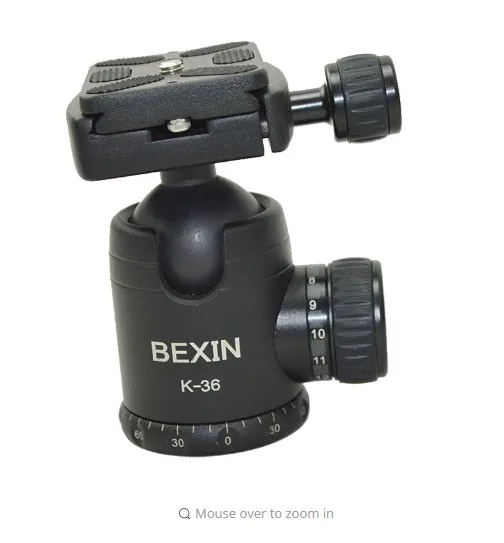 Professional Tripod Heads, Universal Ball Head With Fast Mounting Plate
