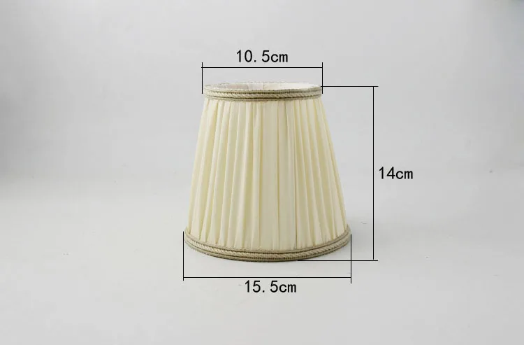 Диаметр 15,5 см Абажуры для маленькой настольной лампы, настенный светильник, абажуры украшения, E14