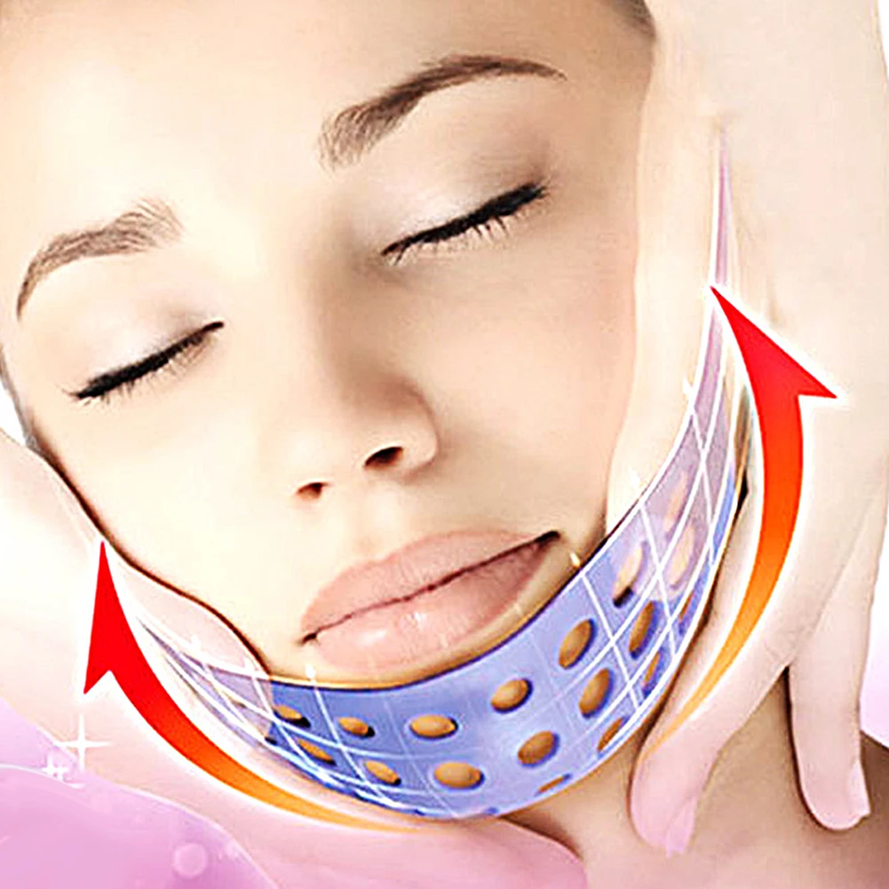 Popfeel Anti-Wrinkle Face Lifting Firming Mask Cheek Chin V-Line Slimming Band Patch weight loss products