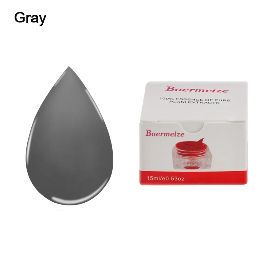 

Tattoo Pigment PCD Inks Gray Color Permanent Makeup Eyebrow Microblading Cosmetic Pigment Cream Non-toxic for Ink Cup Tattoo Pen