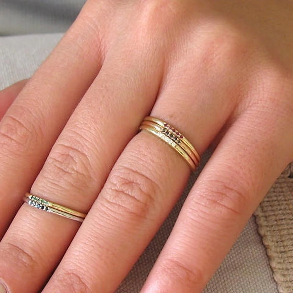 14K желтое золото муассанит обручальное кольцо всего лаборатория Алмаз пасьянс Свадьба для женщин