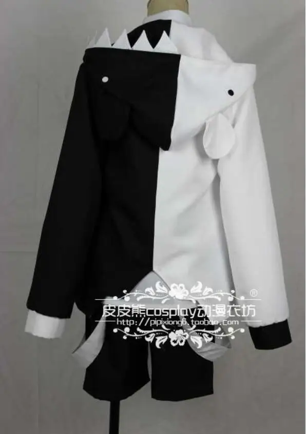 NoEnName_Null Anime Danganronpa V3 Killing Harmony Cosplay Monokuma Unisex Costume Coat & Shirt Tie Skirt Or Pants Socks -Zentai shop online