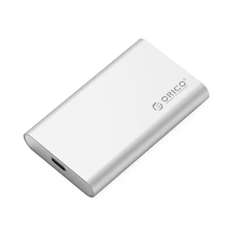

Orico 1.8 Inch Aluminum Mini Msata Ssd Enclosure Hdd Case Type-C 5Gbps High-Speed Screw Fixing Hard Driver External Storage Bo