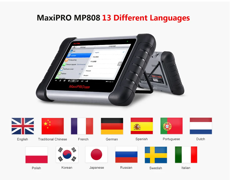 Autel MaxiPRO MP808 автомобильный диагностический сканер все системы Автоматическая диагностика сканирующий инструмент Автомобильный