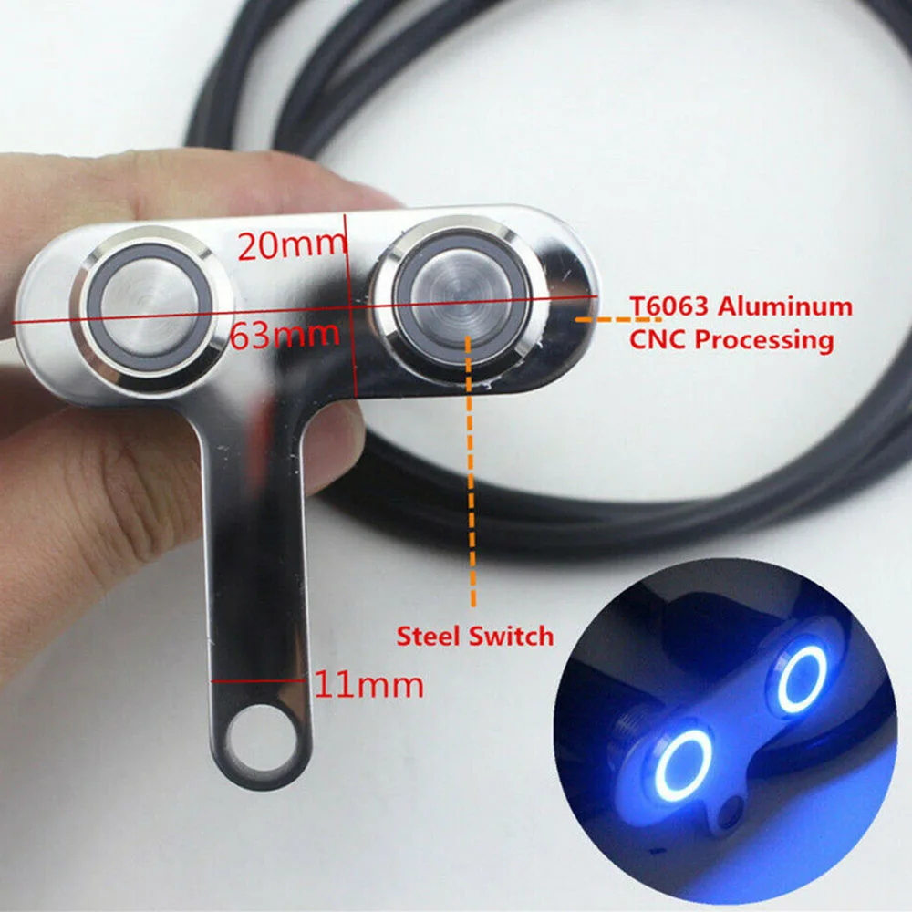 1 PC manillar de motocicleta faro luz antiniebla interruptor encendido-apagado impermeable IP65 Manual-botón de bloqueo de retorno para 12 V Sistema eléctrico 1 PC manillar de motocicleta faro luz antiniebla interruptor encendido-apagado impermeable IP65 Manual-botón de bloqueo de retorno para 12 V Sistema eléctrico