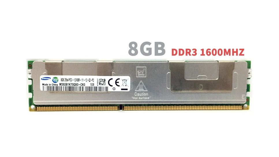 Samsung 4GB 8GB 16GB DDR3 PC3 1066Mhz 1333Mhz 1600Mhz 1866Mhz Server memory 8G 16G 1333 1600 1866 ECC REG 10600 14900 12800 RAM