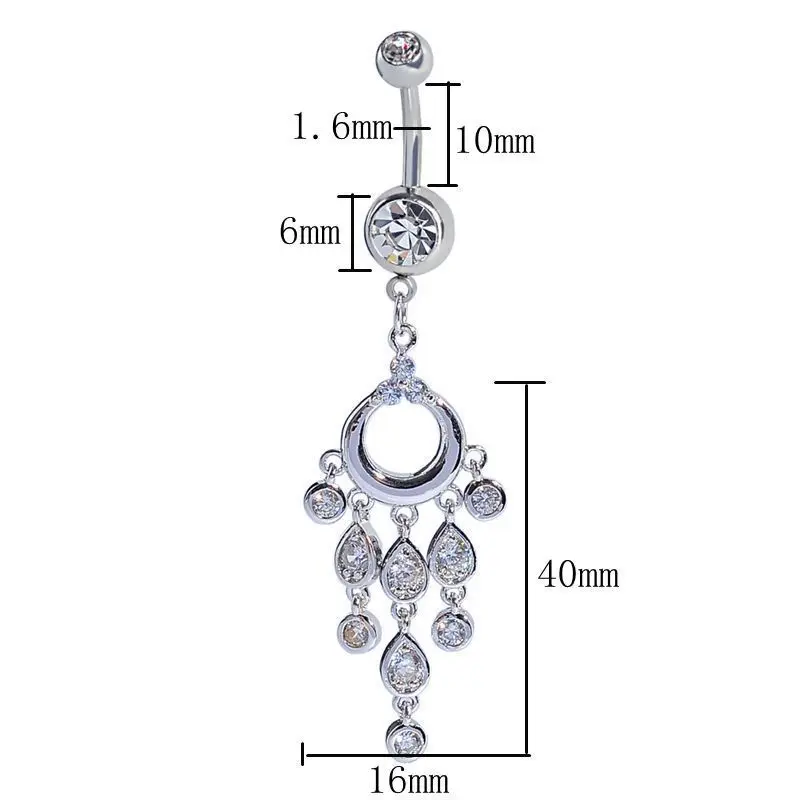 White Sterling Silver Earring Button WomenS 16 mm