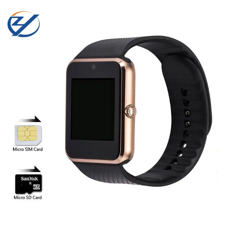 Zaoyiexport Смарт часы gt08 Беспроводные устройства Поддержка sim карты Reloj Bluetooth для iPhone