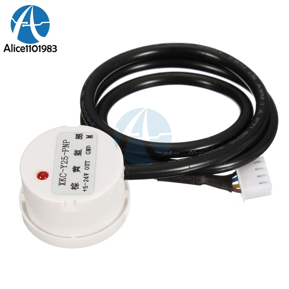 

Water Liquid Level Switch Contactless Detector Outer Adhering Type Level Sensor NPN PNP Rs485 Interface Compatible Power Adapter