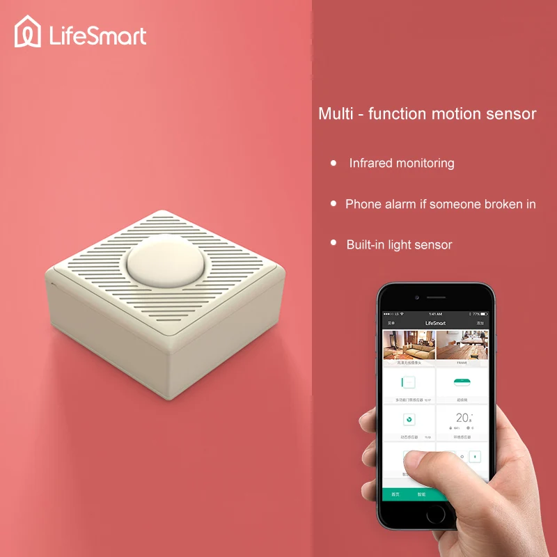 Lifesmart Smart WIFI Multifunctional Motion Sensor Body Detector