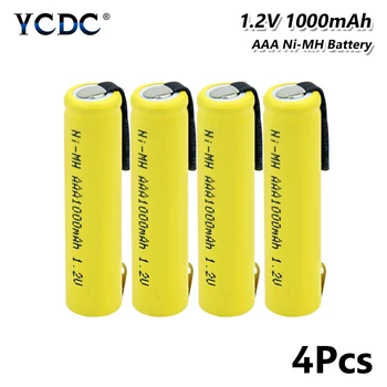 

Ni-MH AAA Battery 1.2V 1000mAh Lithium Rechargeable Batteries electronic cigarette high-discharge DIY nicke For Flashlight