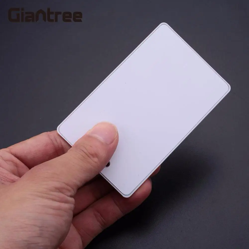

Giantree 125Khz RFID T5577 Thick Cards Rewrite Writable Proximity Rewritable Smart Card Blank Thin ID Card Access Control System