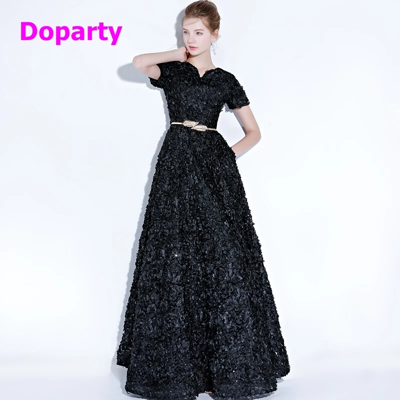 

XS3 black elegant long formal special occasion mother of the bride evening dress women engagement prom dresses 2019 for women