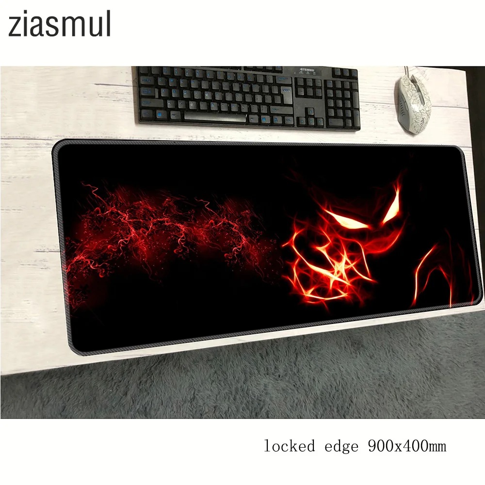 Абстрактный красный коврик для мыши Vitesse 900x400 мм 3d notbook компьютерный Аниме игровая мышь геймер клавиатура