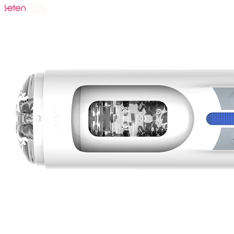 Автоматический мастурбатор Leten big A380 перезаряжаемый через USB Мужской с громкой