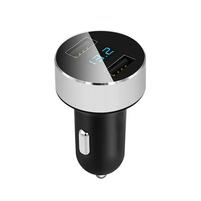 

Car Charger 5V 3.1A Quick Charge Dual USB Port LED Display Cigarette Lighter Adapter For iPhone 6s Samsung Mobile Android Phone
