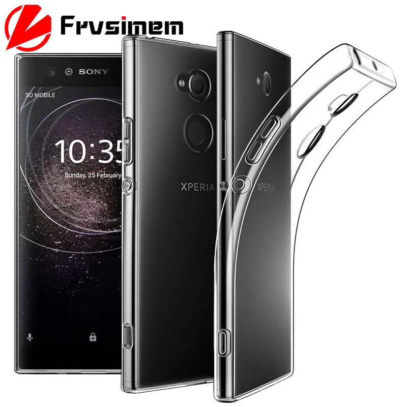 Прозрачный мягкий ТПУ чехол для Sony Xperia X XA XA1 XA2 Ultra Plus XZ XZs XZ1 Compact XZ2 Premium XZ3 L1 L2 чехлы