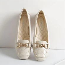 Женские туфли на плоской подошве в европейском стиле; Новинка года; сезон осень; модная обувь на мягкой подошве; Корейская женская обувь для работы; удобная модная обувь