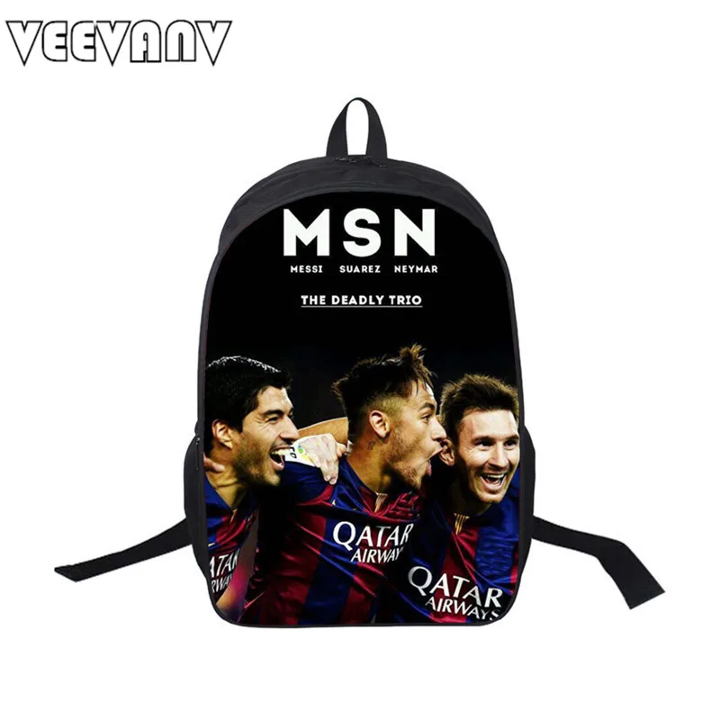 

VEEVANV 2017 Neyma Ronaldo 3D Printing Backpack For Teenagers Boy Men's School Backpacks Child Laptop Shoulder Bags Kids Mochila