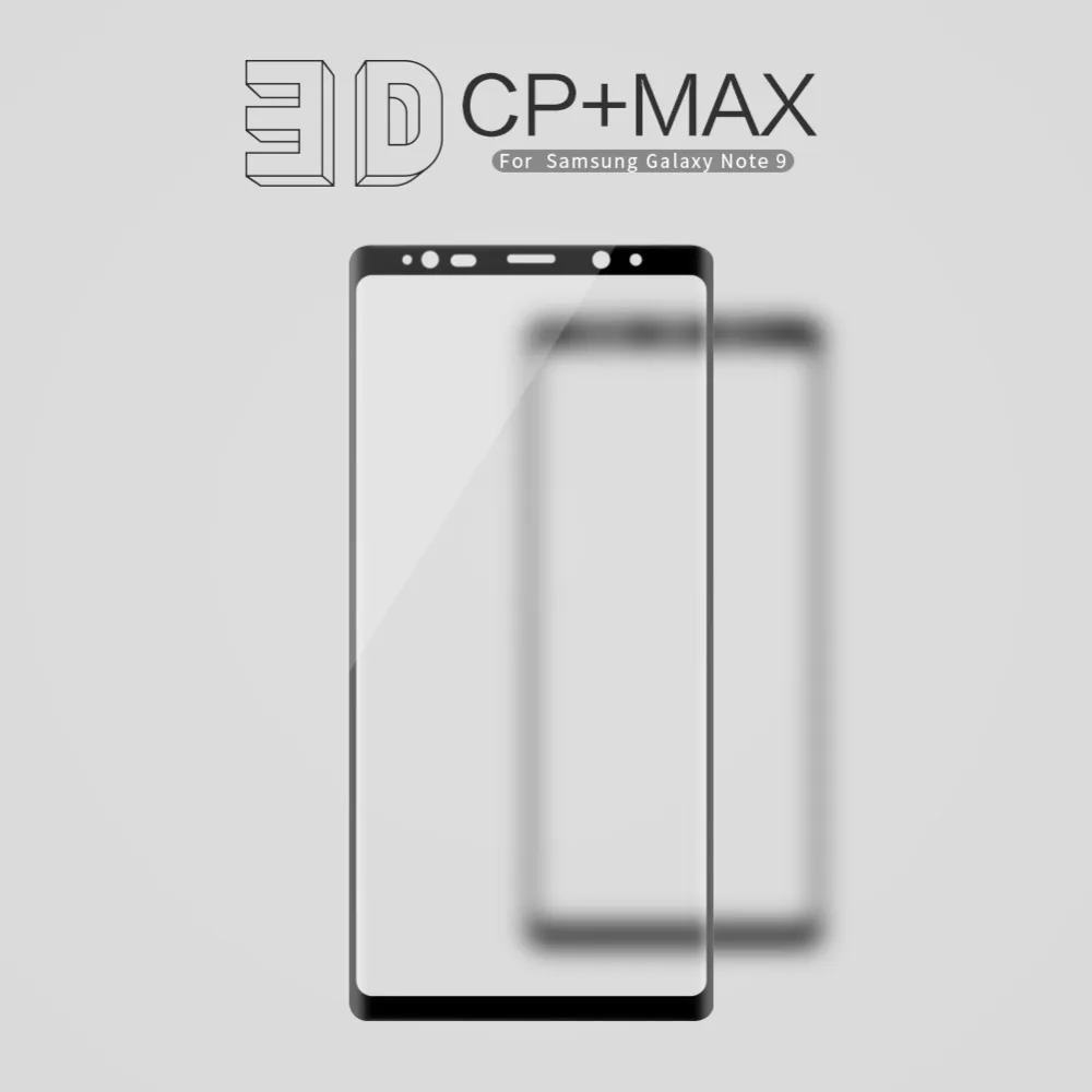 Nillkin для samsung galaxy note 9 защитная пленка полностью покрытая 3D CP+ Max 9H 0,33 мм тонкая для samsung note 9 закаленное стекло 6,4