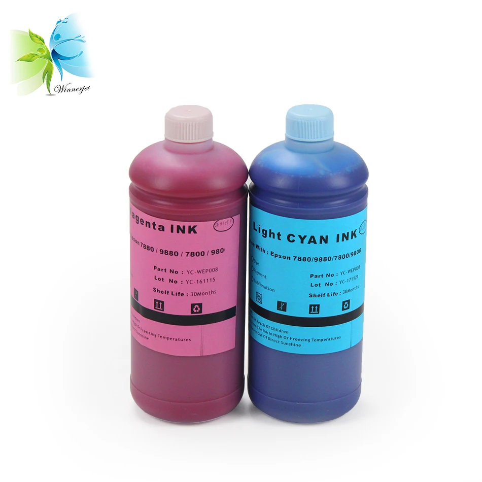 Winnerjet Refill ультрахромовые пигментные чернила для принтера Epson 7880 9880 7800 9800 подходит