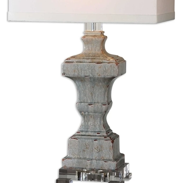 San Marcello Blue Glaze Lamp