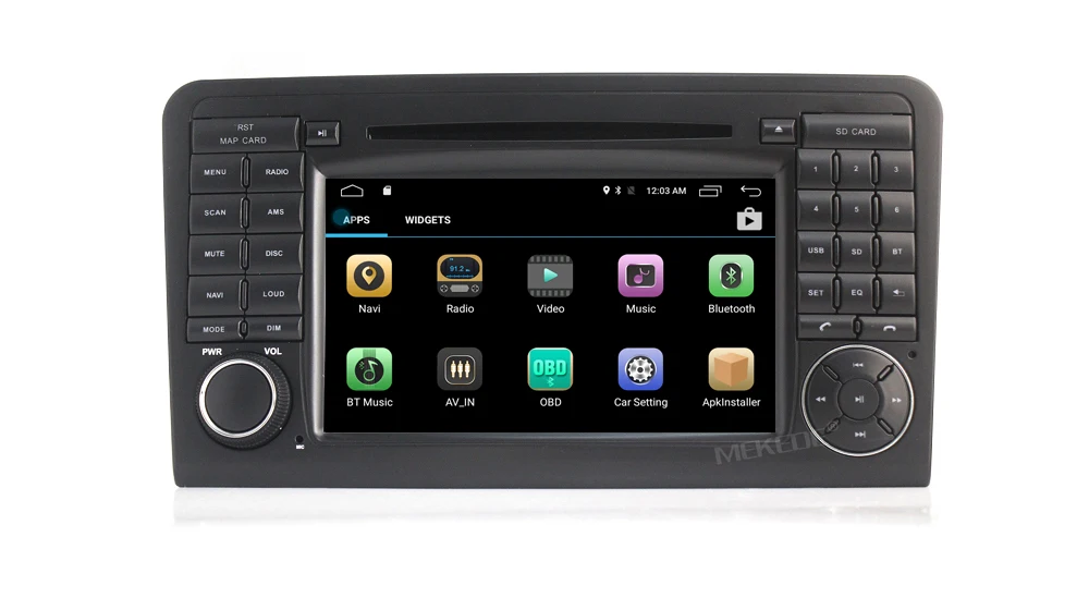 Excellent HD Android 7.1 CAR DVD player For Mercedes Benz GL ML CLASS W164 ML350 ML500 X164 GL320 car GPS stereo radio RAM 2G ROM 16G 7