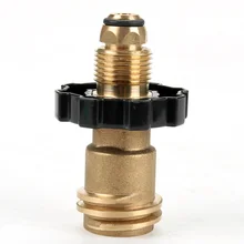 

Universal Propane Tank Adapter Converts POL to QCC1 / Type 1 Wrench to Hand Tighten Old to New Style