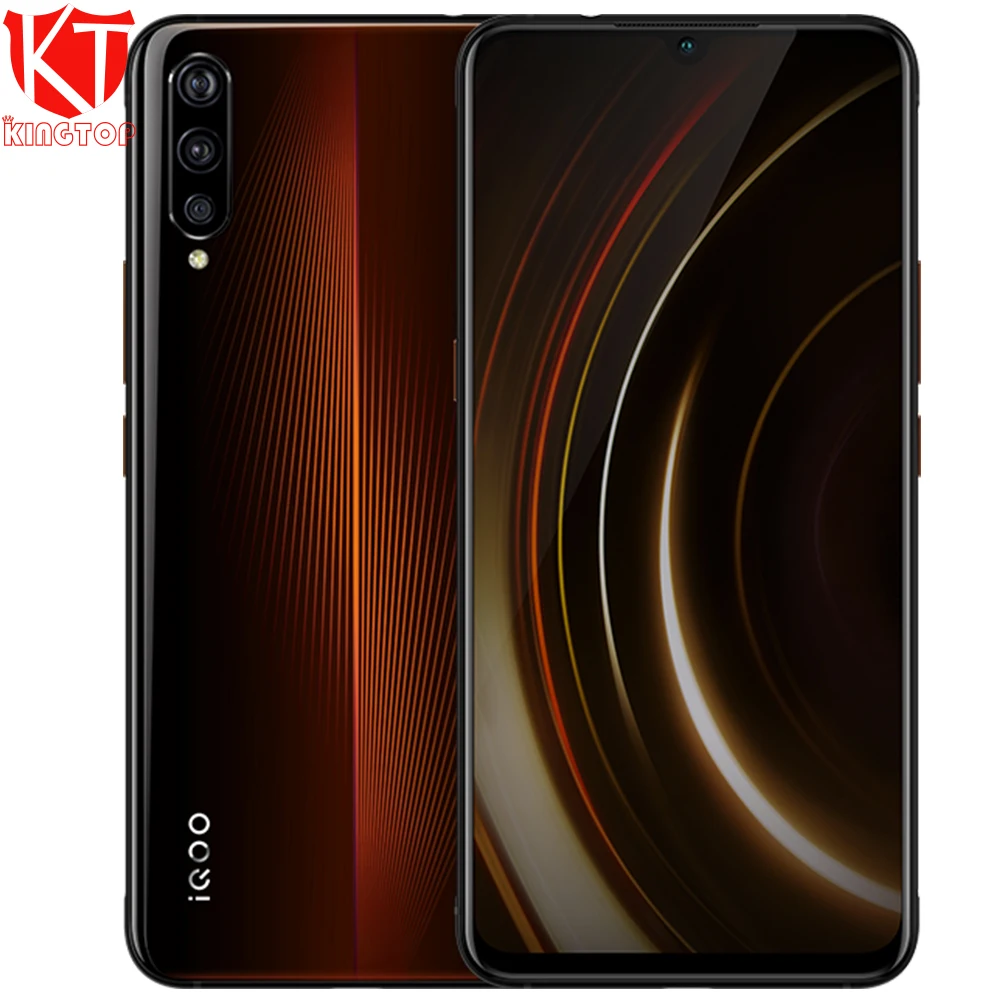 Новый оригинальный vivo iQOO 6 41 "мобильный телефон Snapdragon 855 Octa Core 12G ram 256G rom 4 камеры