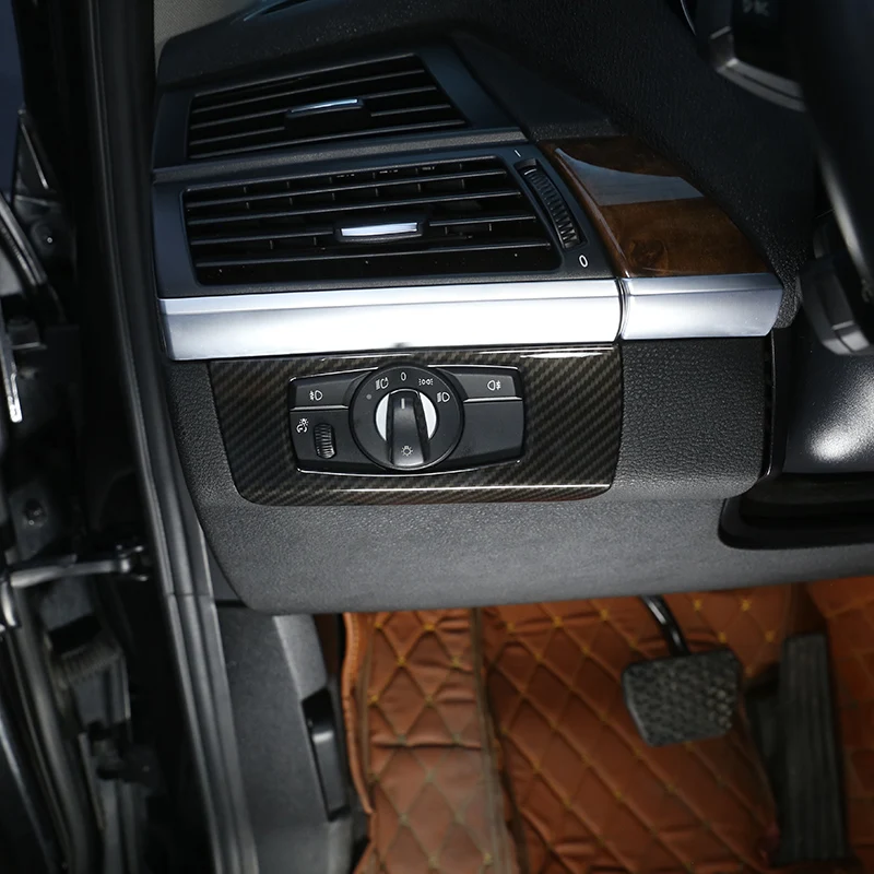 Автомобильные аксессуары из углеродного волокна Стиль для BMW X5 X6 E70 E71 2008 2013 АБС
